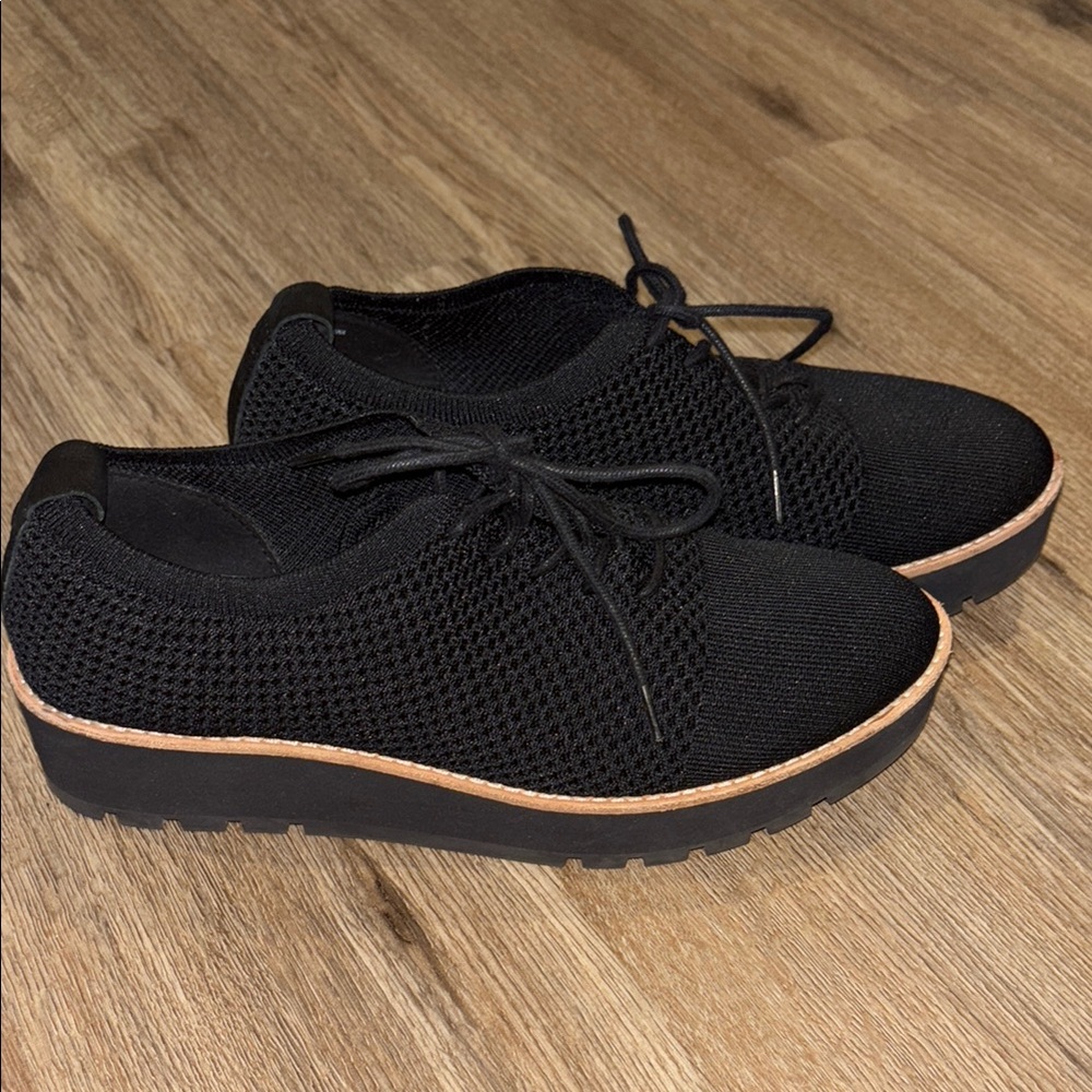 Eileen Fisher Black Sneakers Minimalist Design